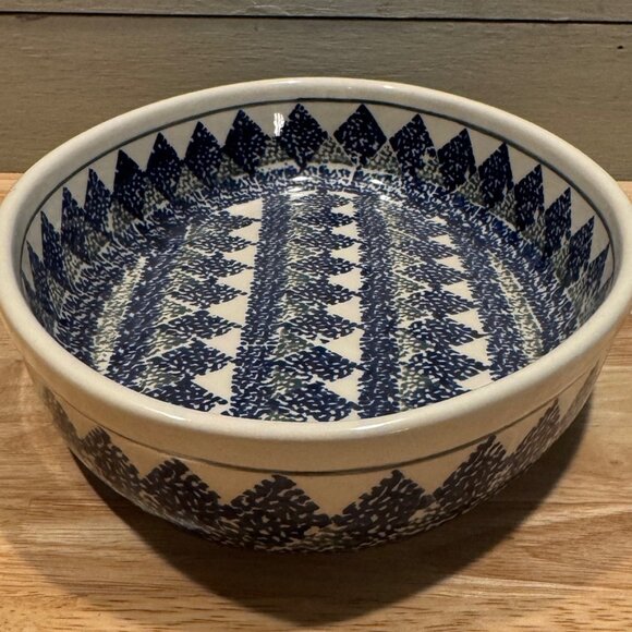 Vintage Boleslawiec Polish Pottery Oval 8.5” x 12” x 2" Serving Casserole Dish - Picture 5 of 6